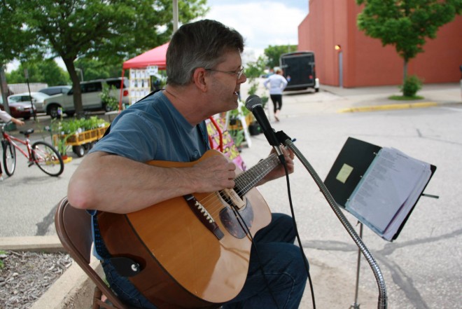 Greg Taylor at the Winona Farmer's Market