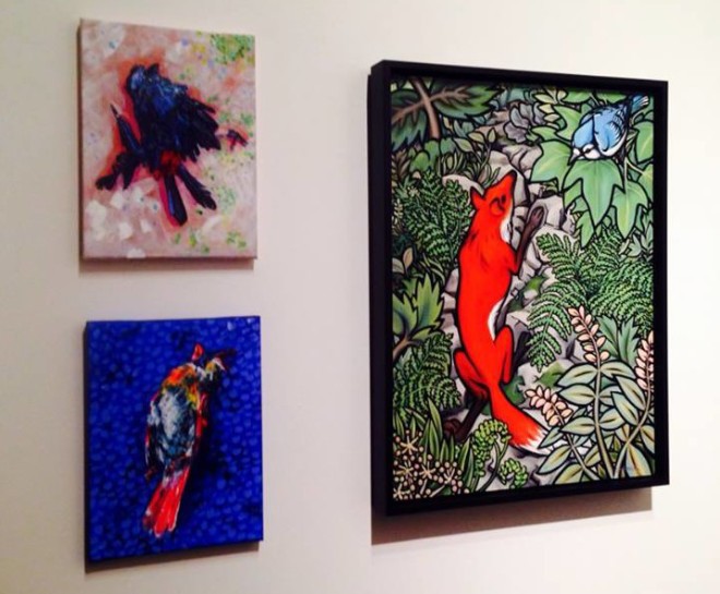 Paintings: julia crozier & sarah johson at smith studio & gallery